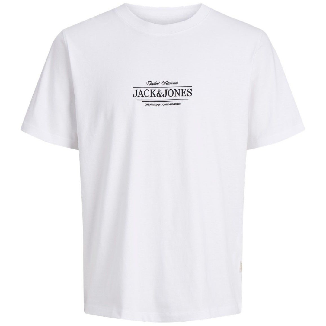 J&J Bela Muška Majica JORCASSIS MINIMAL TEE