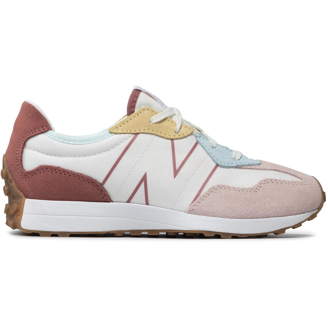 NEW BALANCE Bele Patike 327 'White Oyster Pink Gum' NEW BALANCE Bele Patike 327 'White Oyster Pink Gum'