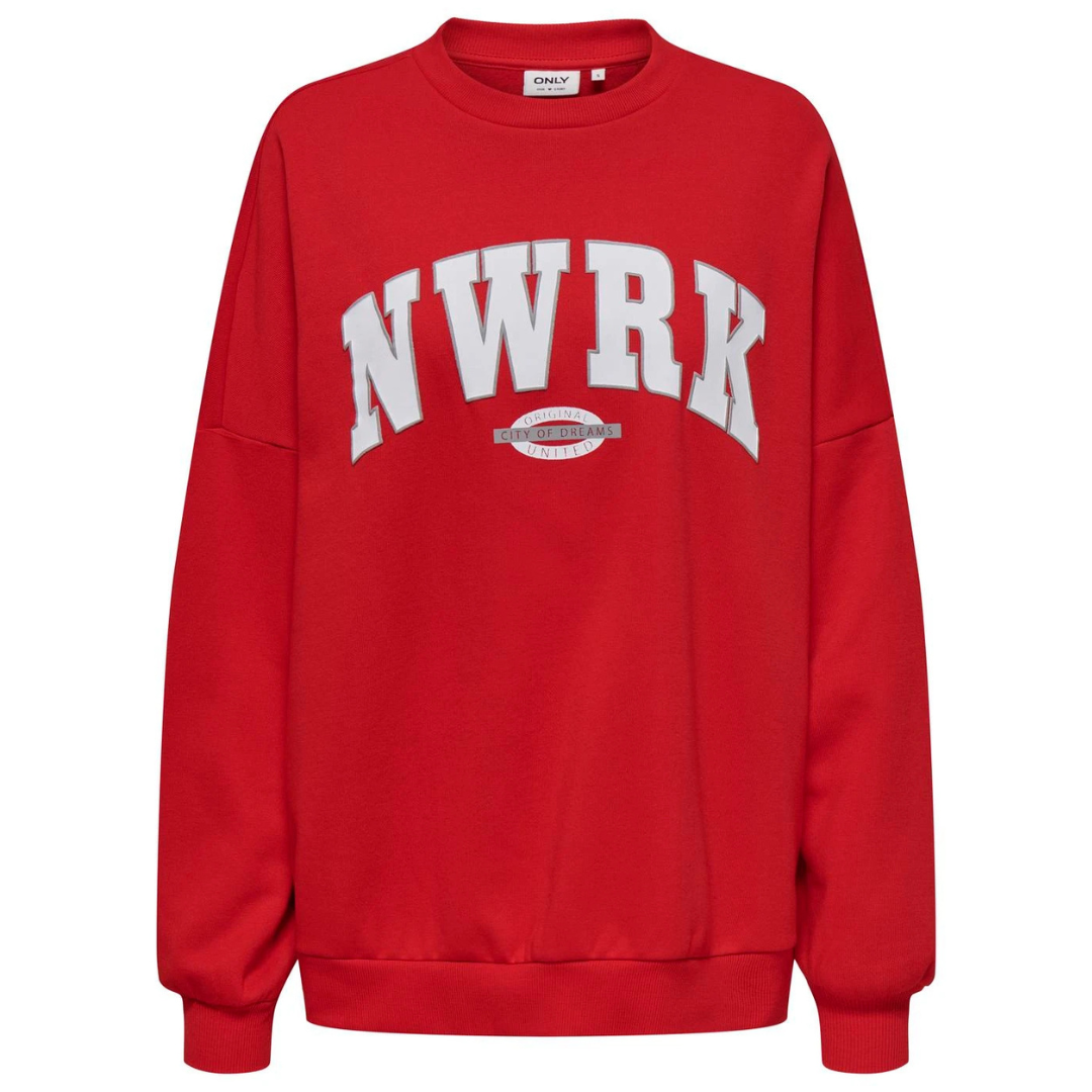 ONLY Crveni Ženski Duks ONLDEBORAH ONLY Crveni Ženski Duks ONLDEBORAH