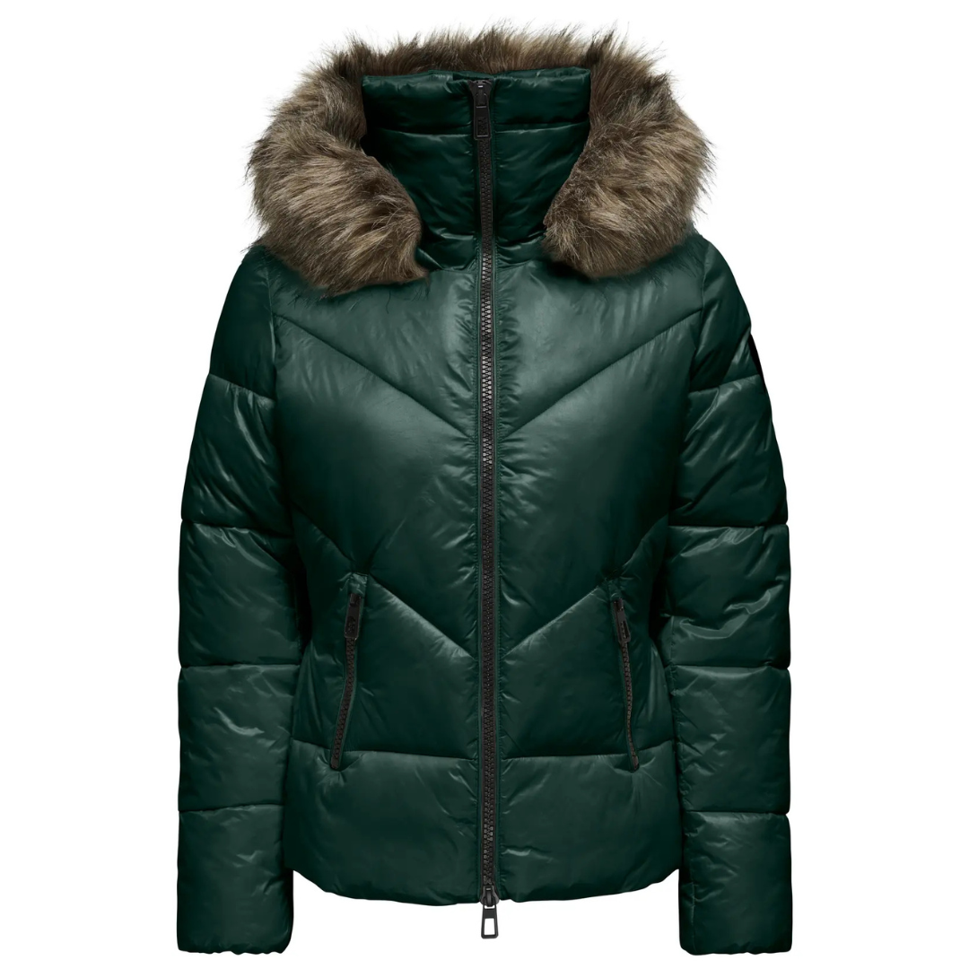 ONLY Zelena Ženska Jakna ONLFEVER ONLY Zelena Ženska Jakna ONLFEVER