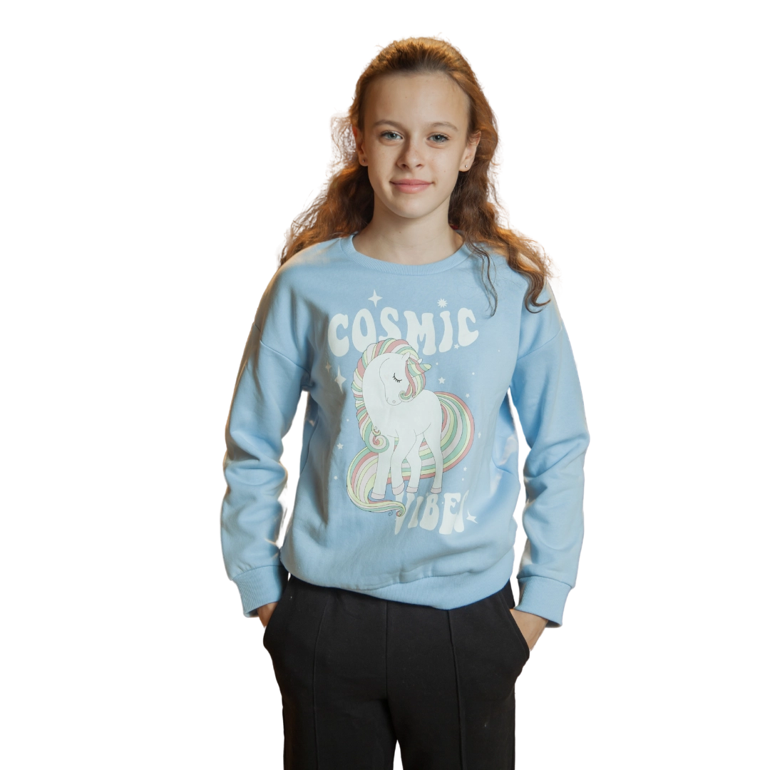 Duks za Devojčice, Midskyblue Duks za Devojčice, Midskyblue