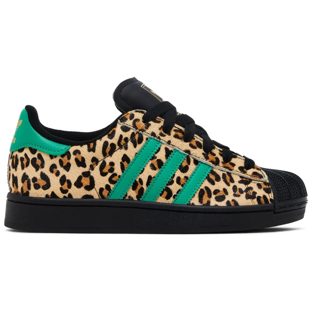 ADIDAS Crne Ženske Patike SUPERSTAR II 'Leopard'