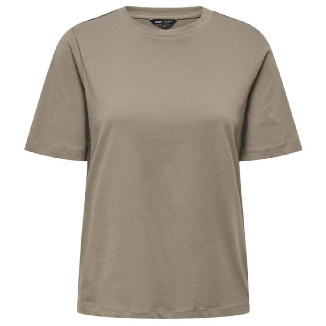 ONLY Bež Ženska Majica ONLONLY S/S TEE JRS NOOS