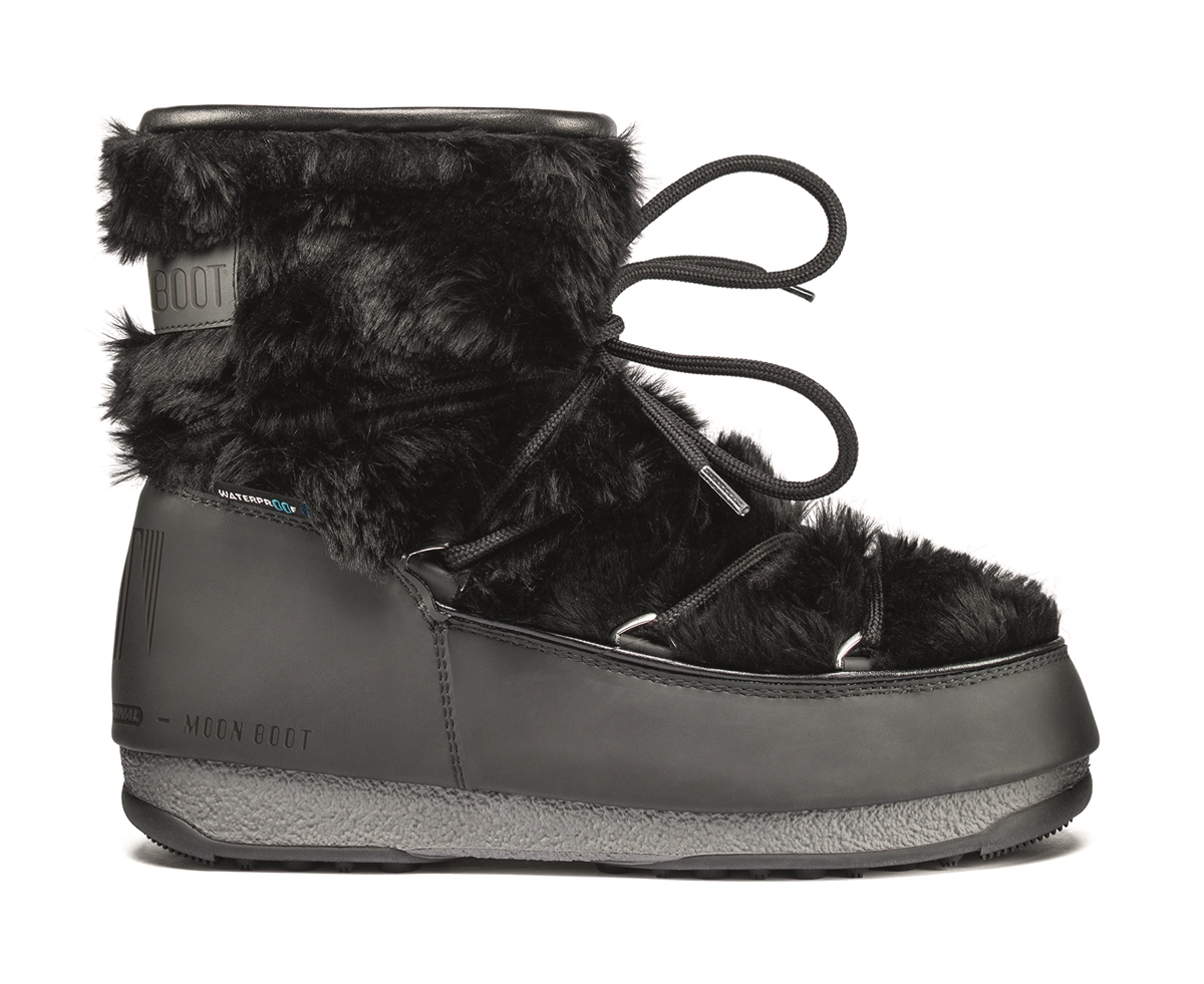 MOON BOOT MONACO LOW FUR WP 2 BLACK MOON BOOT MONACO LOW FUR WP 2 BLACK