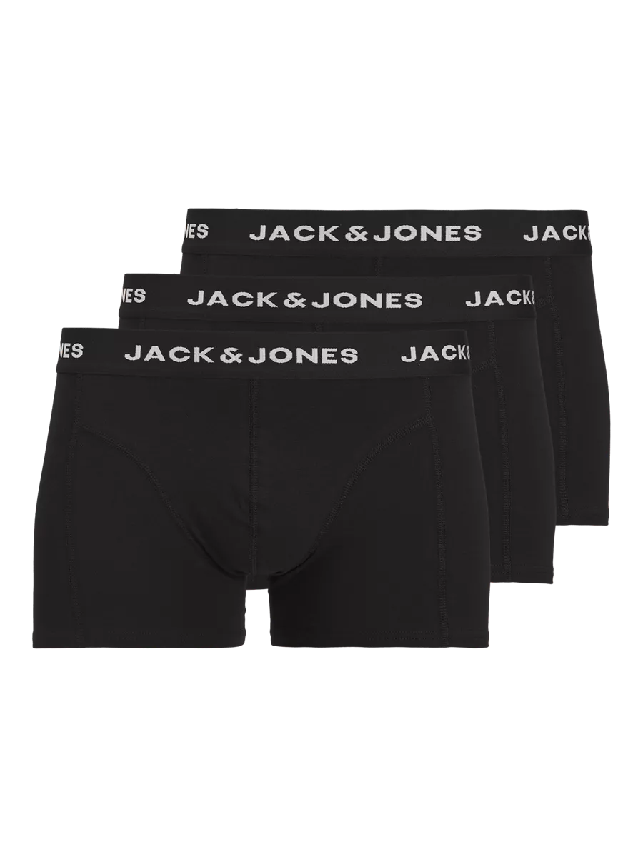 JACANTHONY TRUNKS 3 PACK BLACK