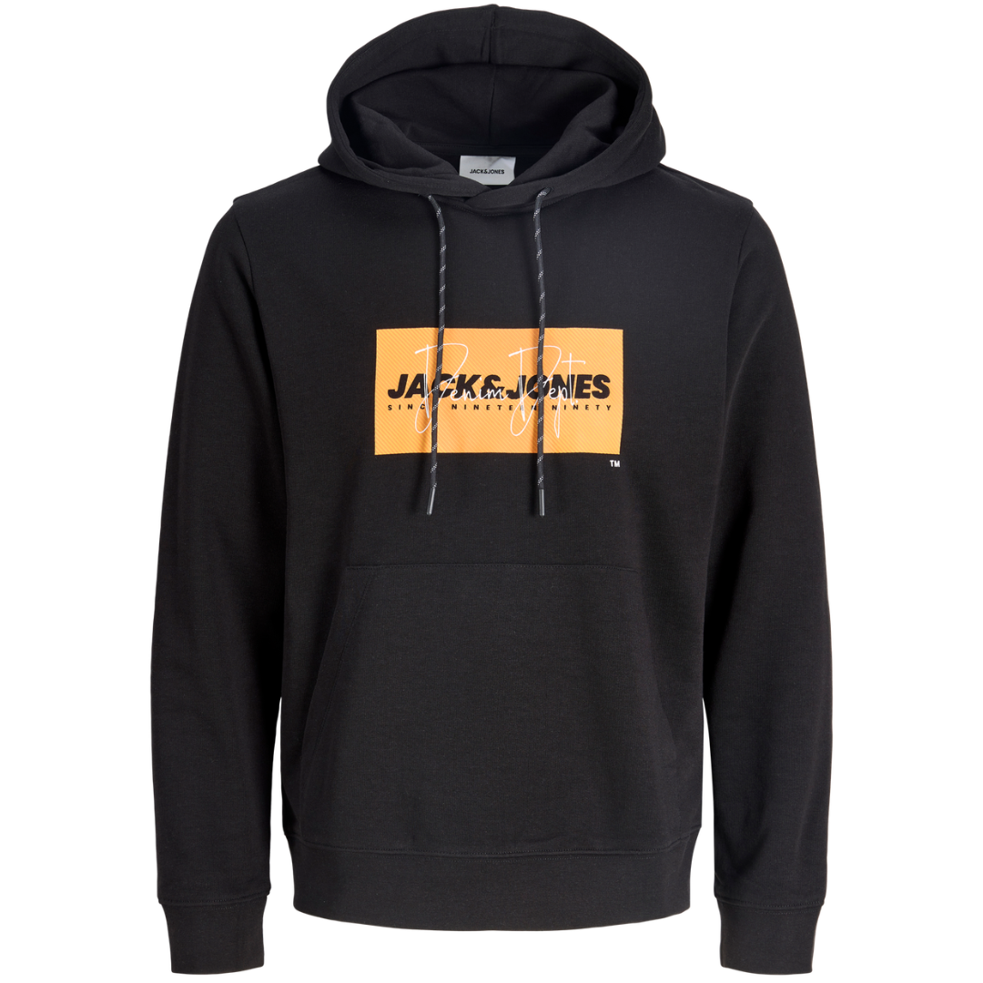 J&J Crni Muški Duks JJCOLE PRINT