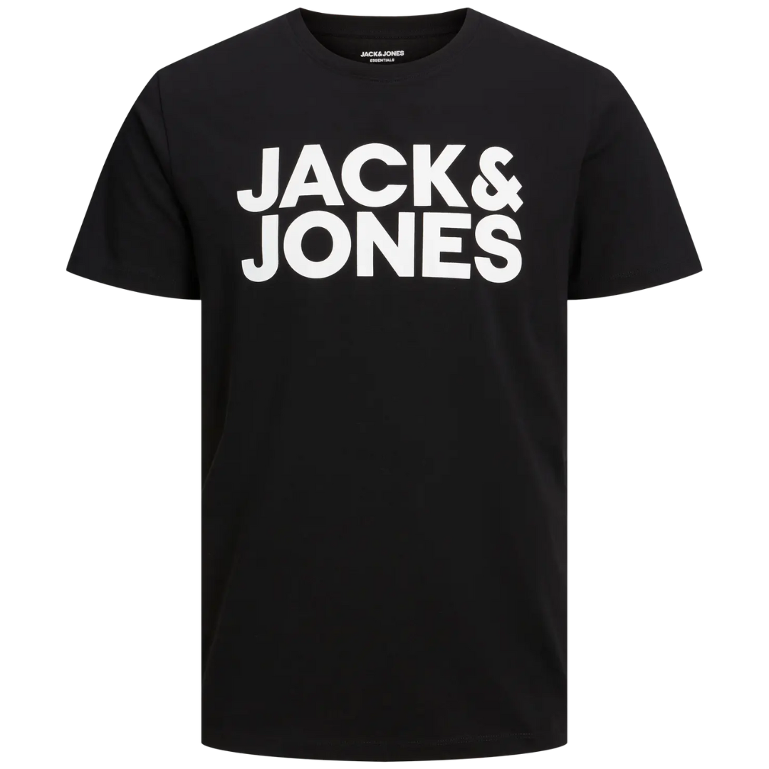 J&J Crna Muška Majica JJECORP LOGO J&J Crna Muška Majica JJECORP LOGO