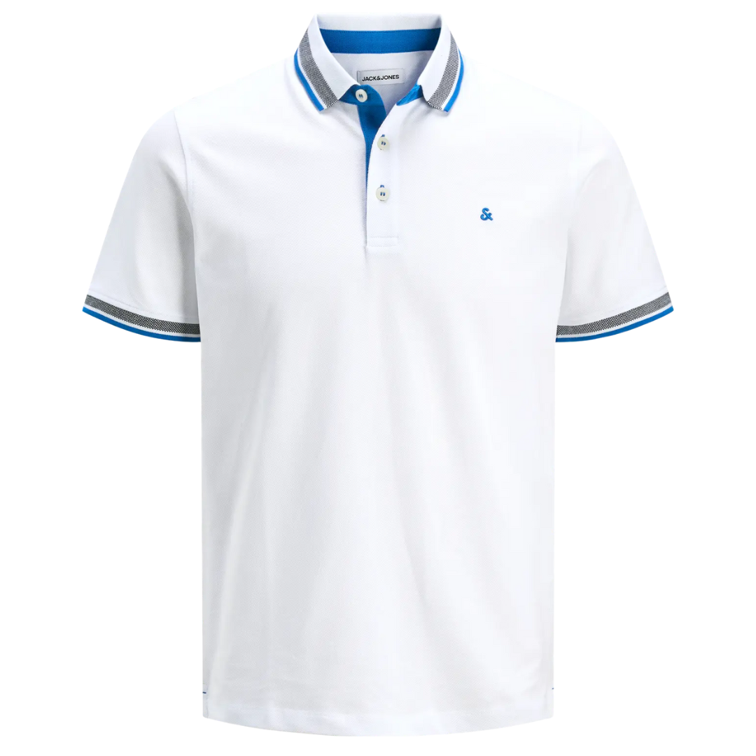 J&J Bela Muška Majica JJEPAULOS POLO