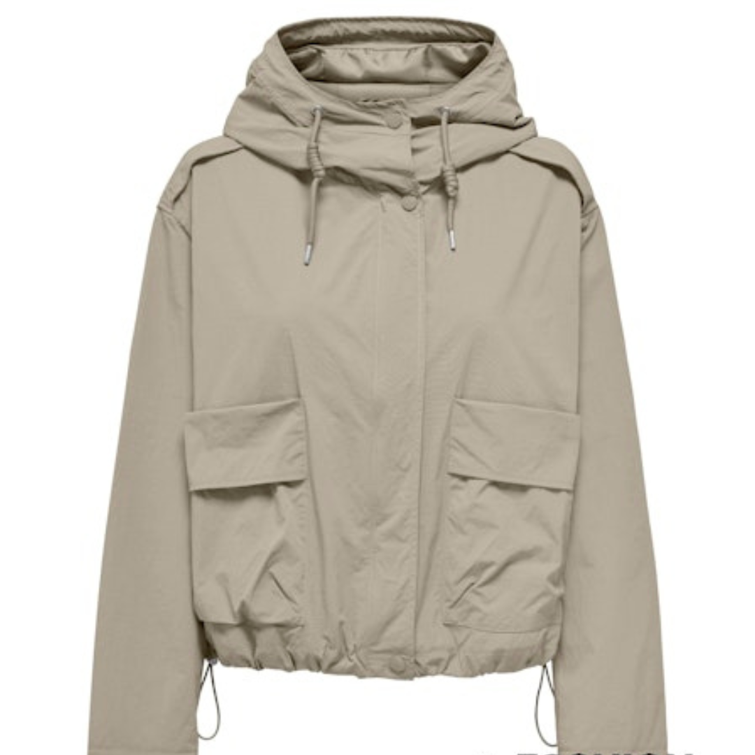 ONLY Bež Ženska Jakna ONLMAMBA SHORT ONLY Bež Ženska Jakna ONLMAMBA SHORT