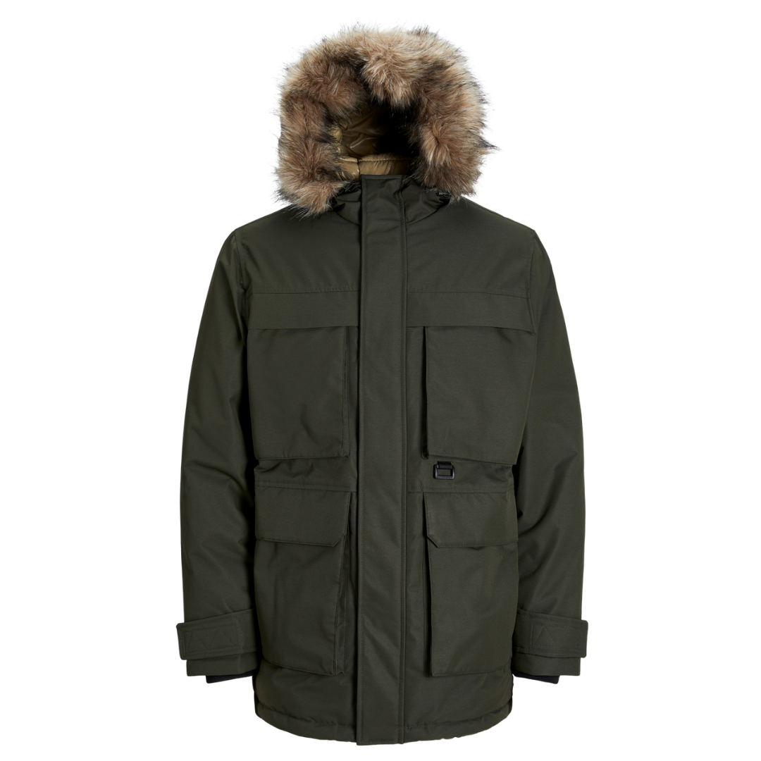 J&J Zelena Muška Jakna JJSTAR PARKA JACKET