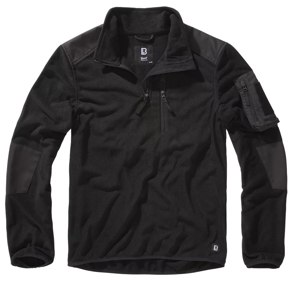 Fleece Troyer Ripstop Black