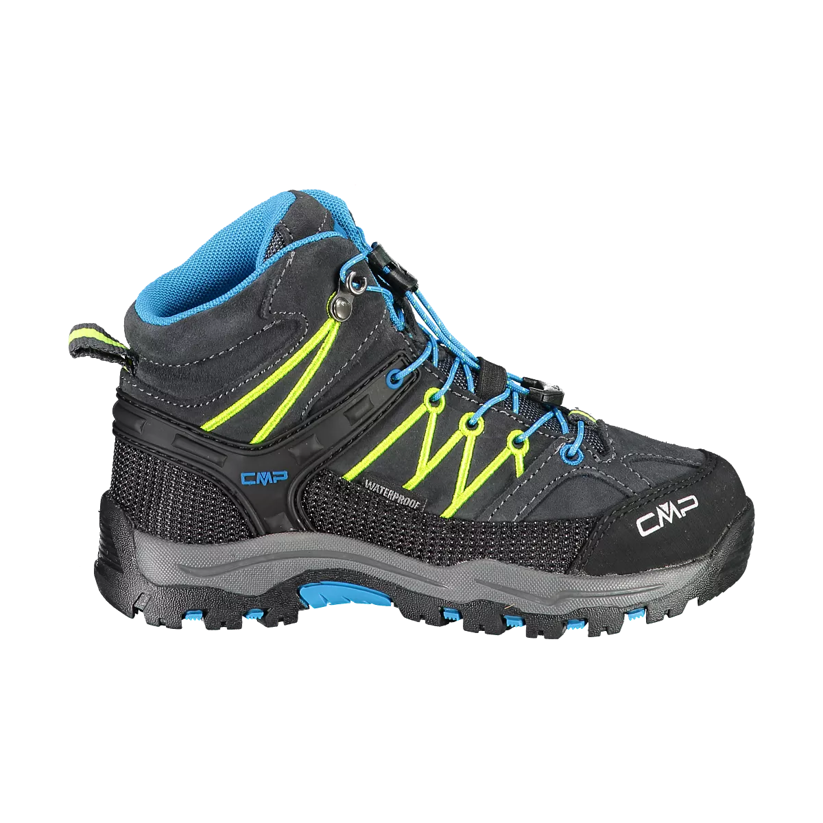 Dečije Rigel Mid Trekking Cipele, ANTRACITE-YELLOW FLUO Dečije Rigel Mid Trekking Cipele, ANTRACITE-YELLOW FLUO