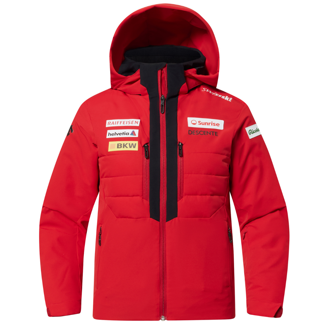 DESCENTE Crvena Dečija Ski Jakna