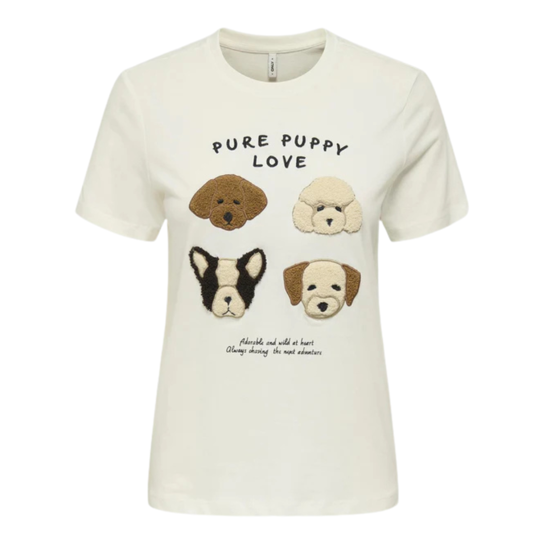 ONLY Bež Ženska Majica ONLTERESA TEDDY TOP ONLY Bež Ženska Majica ONLTERESA TEDDY TOP