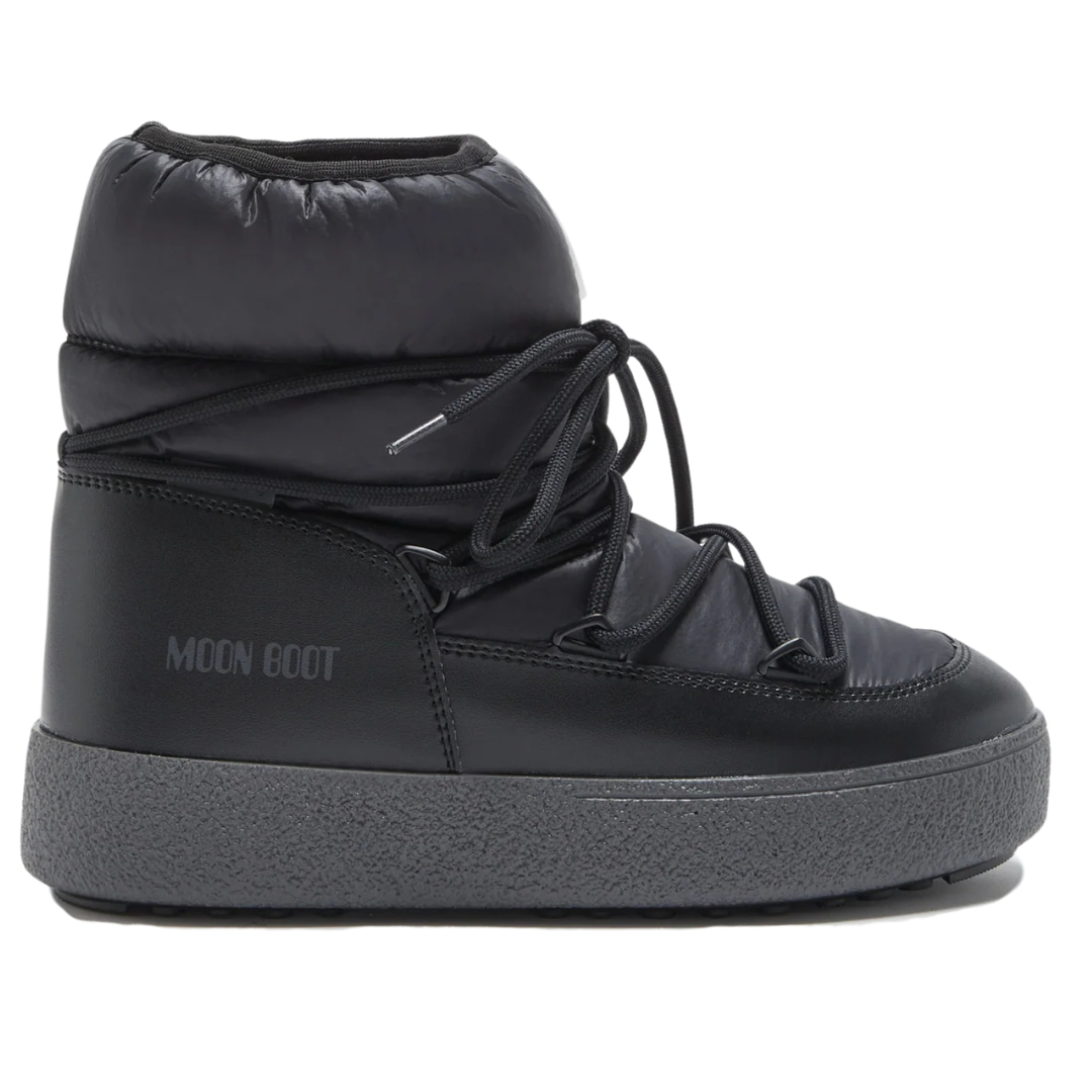 MOON BOOT Crne Ženske Čizme MB LTRACK LOW NYLON WP SAFARI