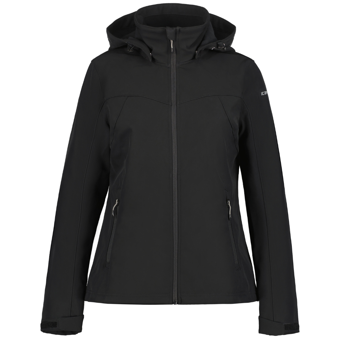 ICEPEAK Crna Ženska Jakna BRENHAM