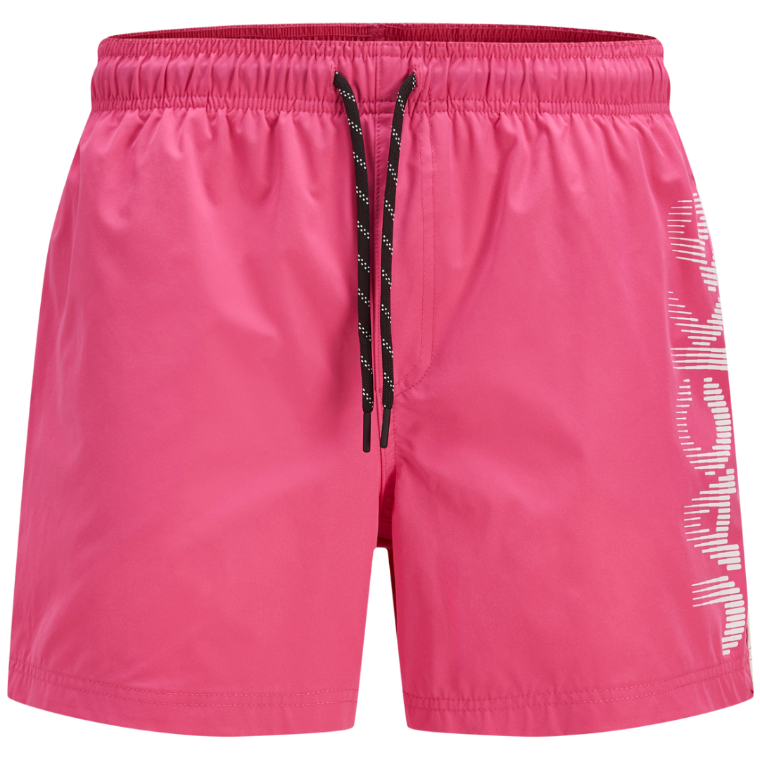 J&J Roze Muški kupaći šorts JPSTMAUI SPLICE LOGO J&J Roze Muški kupaći šorts JPSTMAUI SPLICE LOGO