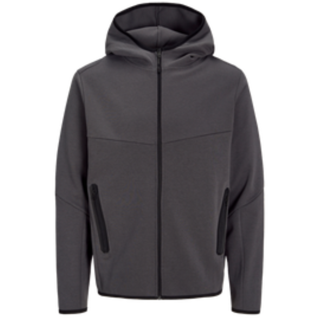 J&J Sivi Muški Duks JCOFUSION SWEAT ZIP HOOD