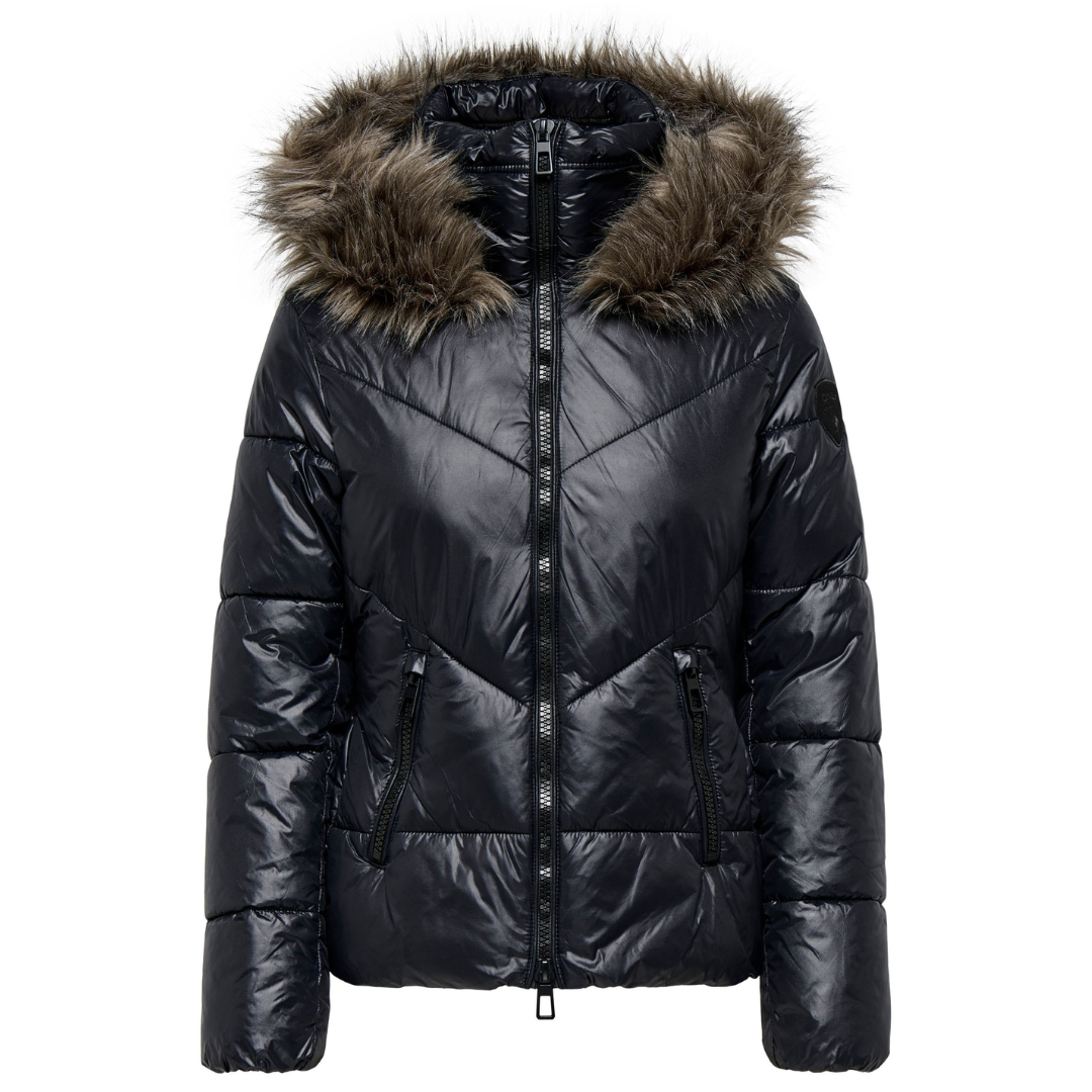 ONLY Crna Ženska Jakna ONLFEVER ONLY Crna Ženska Jakna ONLFEVER