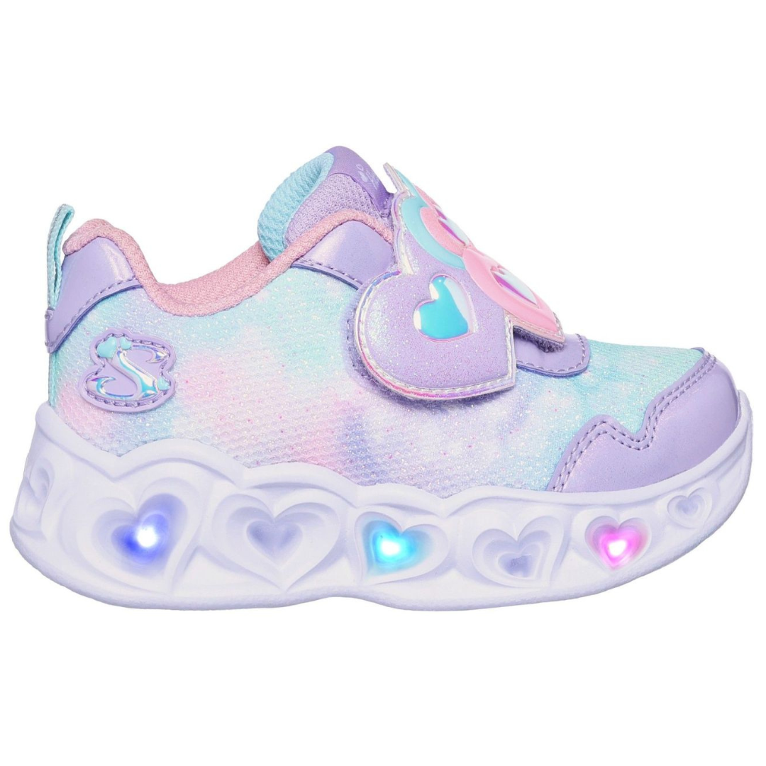 SKECHERS Ljubičaste Dečije Patike Heart Lights - Lovin Reflection