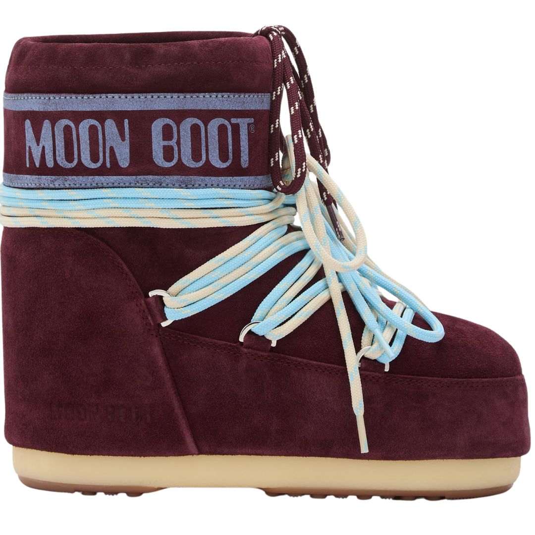 MB Čizme ICON LOW SUEDE BURGUNDY