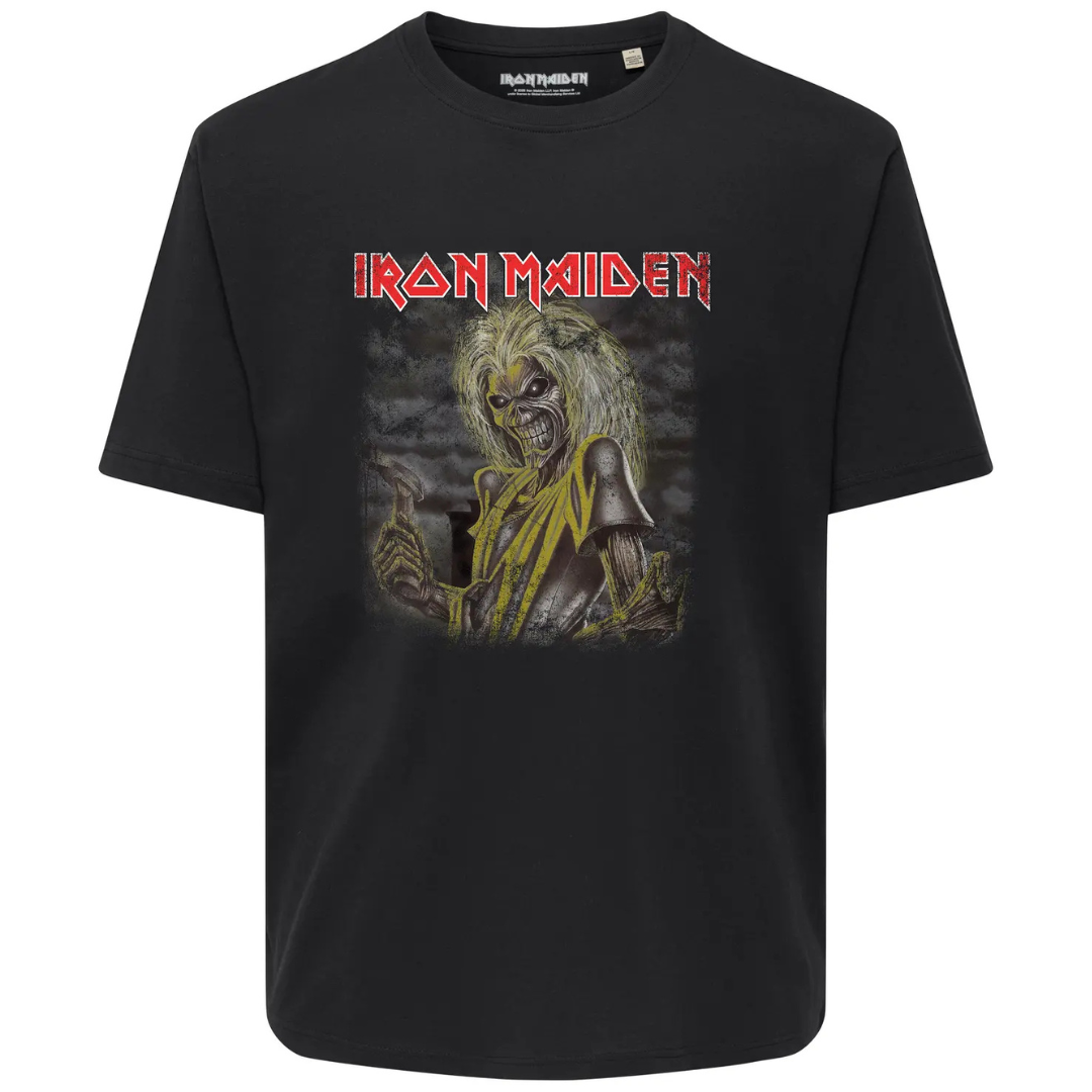 O&S Crna Muška Majica IRON MAIDEN