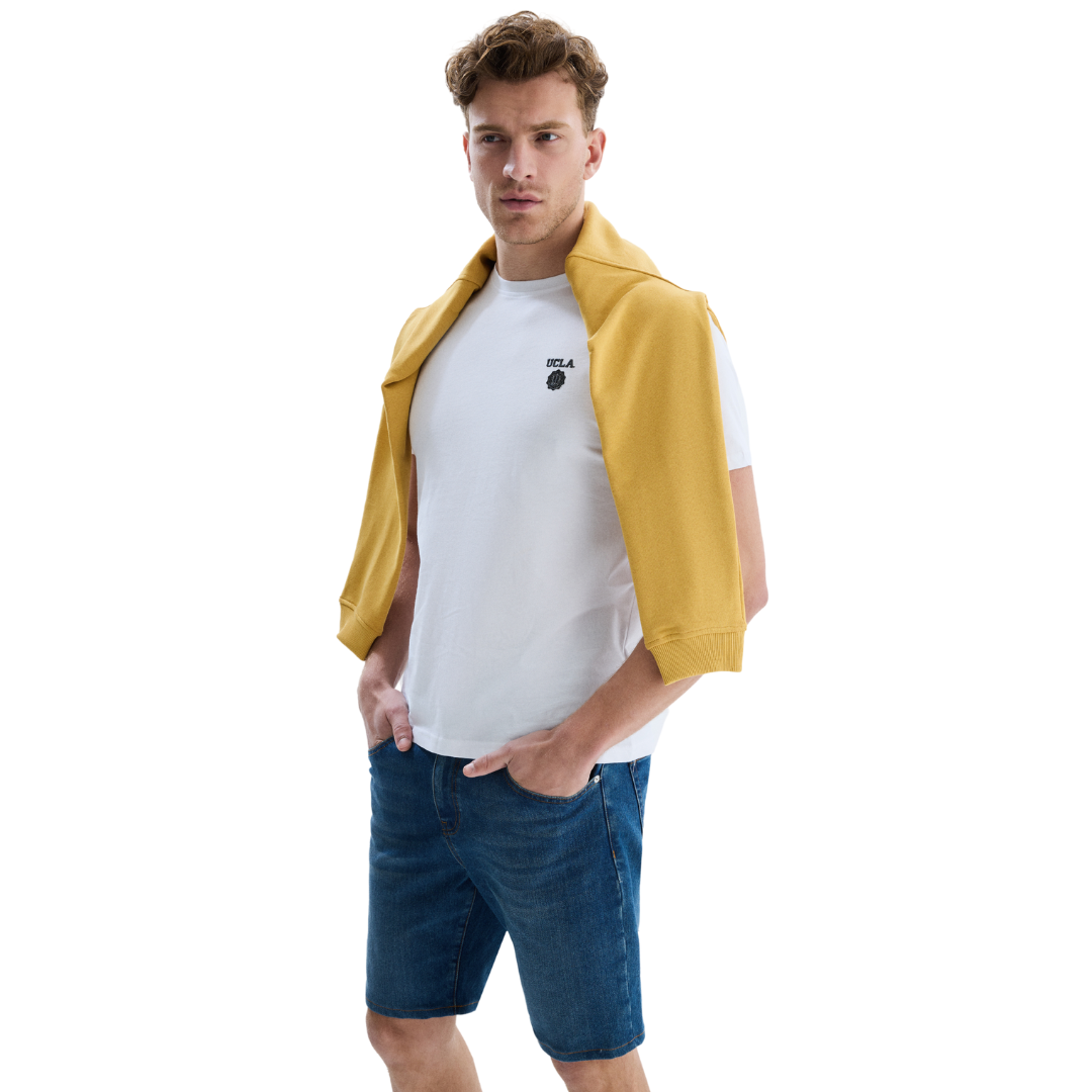 UCLA Bela Muška Majica BASS