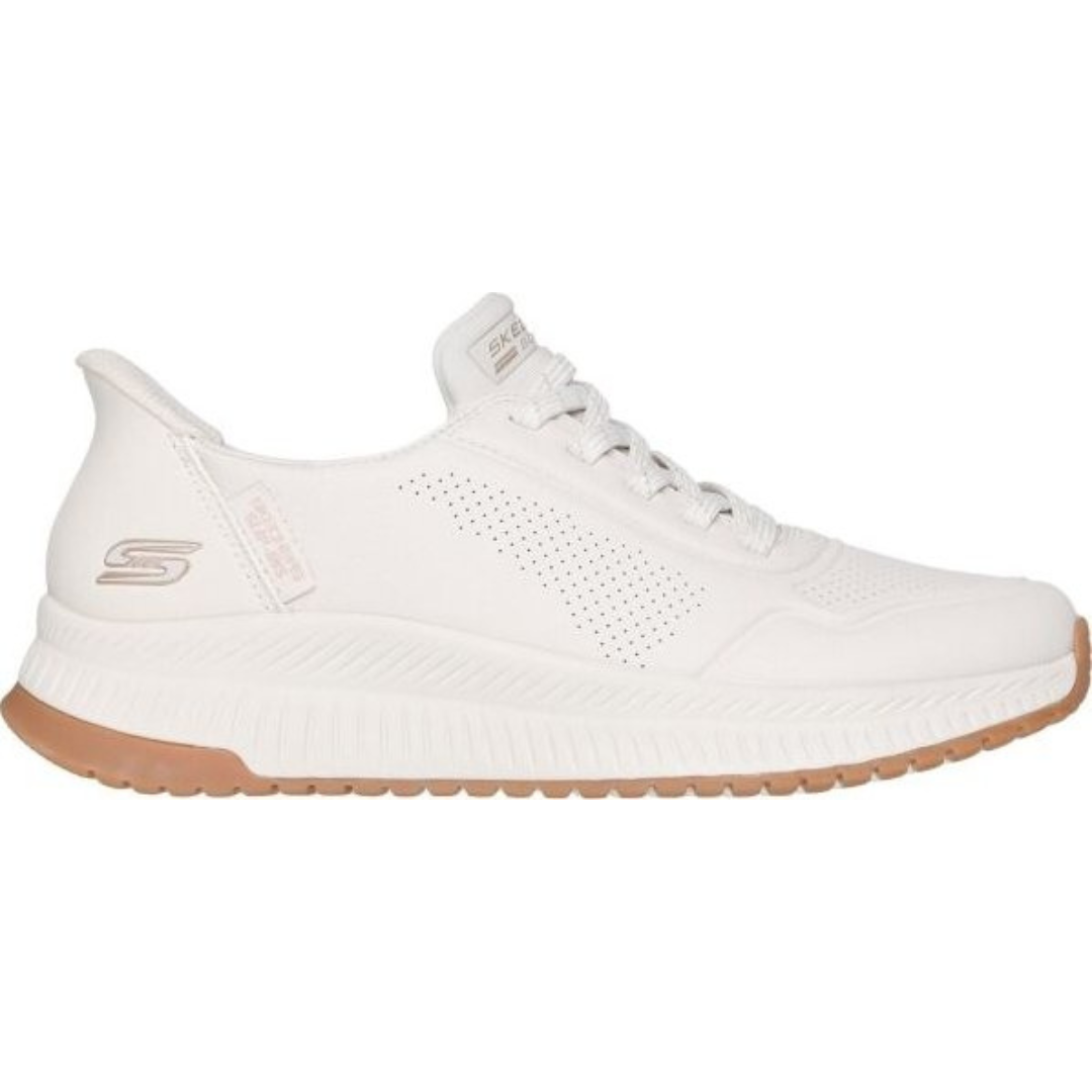 SKECHERS Bele Ženske Patike BOBS SQUAD 4