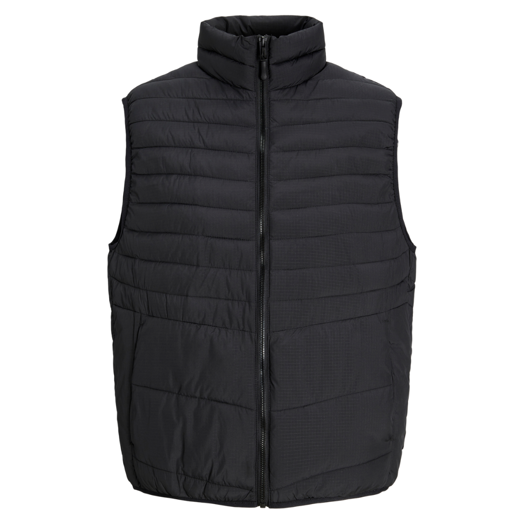 J&J Crni Muški Prsluk JJESTATE PACKABLE BW COLLAR NOOS J&J Crni Muški Prsluk JJESTATE PACKABLE BW COLLAR NOOS