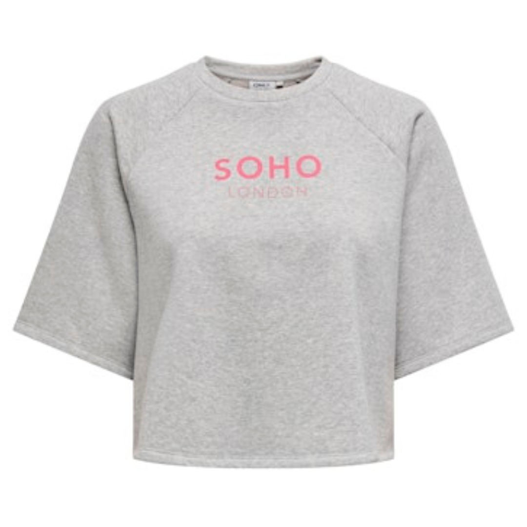 Only Sivi Ženski Duks ONLCORA Only Sivi Ženski Duks ONLCORA