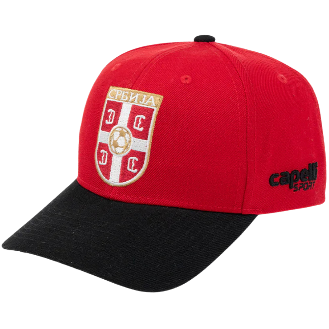 CAPELLI SPORT Crveni Kačket OFFICIAL SERBIA SOCCER TEAM LEGEND