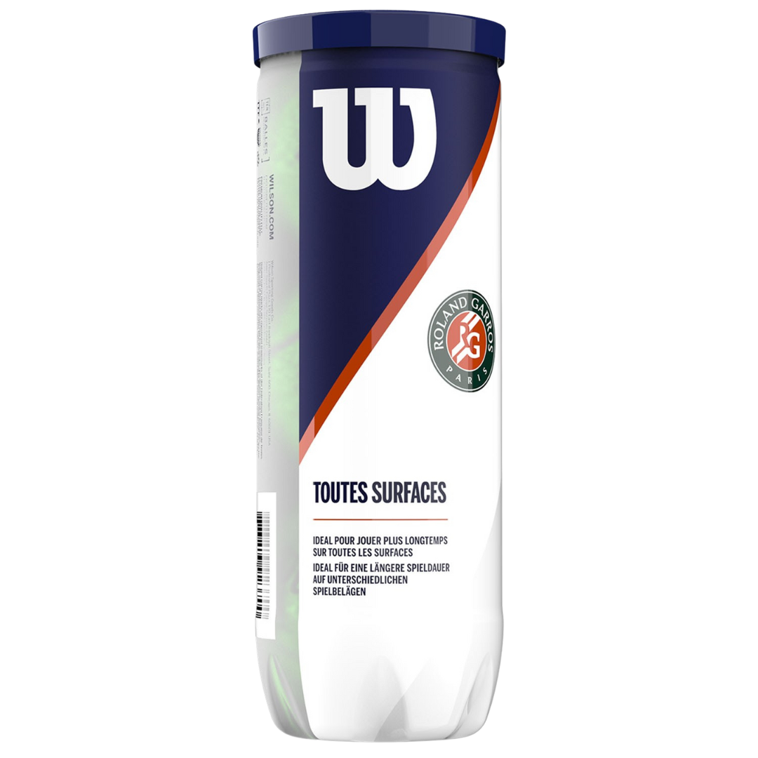 WILSON 3 Teniske Loptice ROLAND GARROS ALL COURT