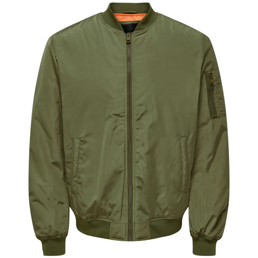 ONLY & SONS Zelena Muška Jakna ONSJOSHUA BOMBER
