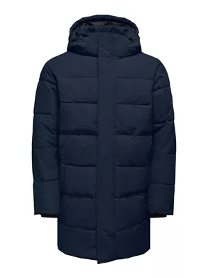 ONSCARL LIFE LONG QUILTED COAT OTW NOOS