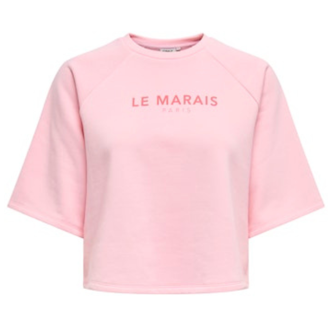 Only Roze Ženski Duks ONLCORA Only Roze Ženski Duks ONLCORA