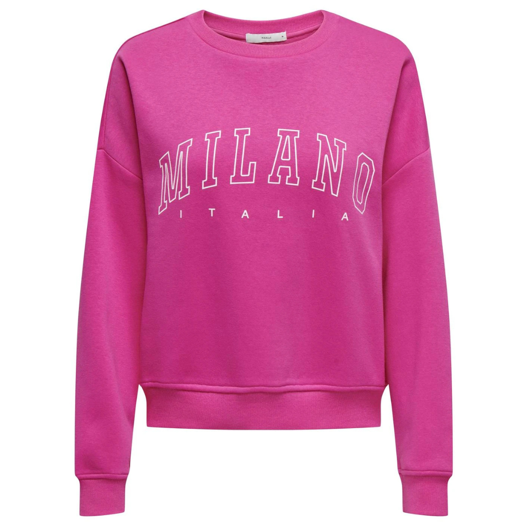 ONLY Roze Ženski Duks ONLSWEAT ONLY Roze Ženski Duks ONLSWEAT