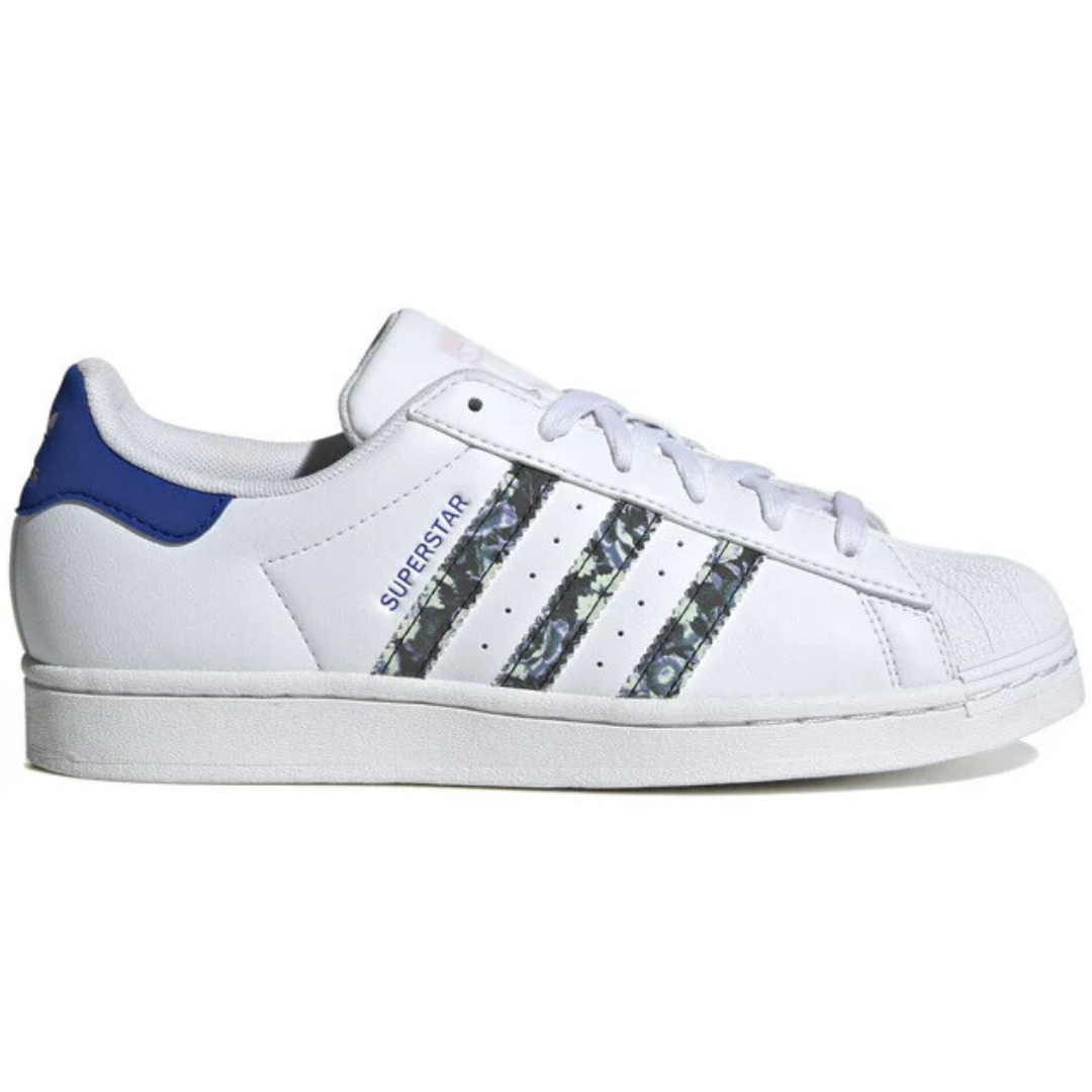 ADIDAS Bele Ženske Patike SUPERSTAR W 'Floral Print'