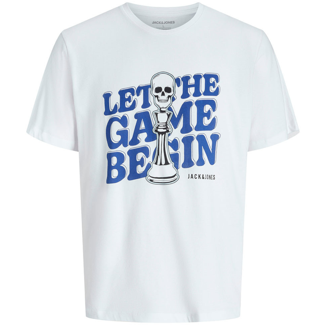 J&J Bela Muška Majica JJSULLY J&J Bela Muška Majica JJSULLY