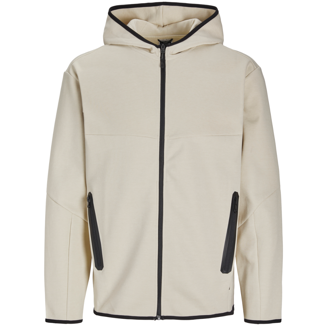 J&J Bež Muški Duks JCOFUSION SWEAT ZIP HOOD