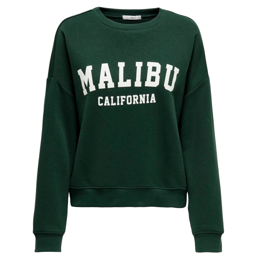 ONLY Zeleni Ženski Duks ONLSWEAT ONLY Zeleni Ženski Duks ONLSWEAT