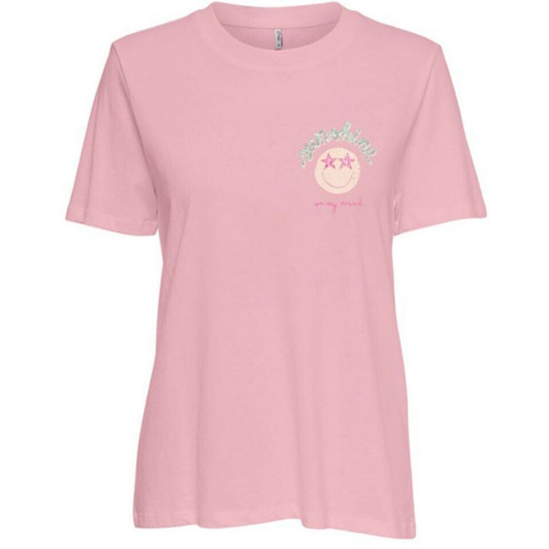 ONLY Roze Ženska Majica ONLKITA