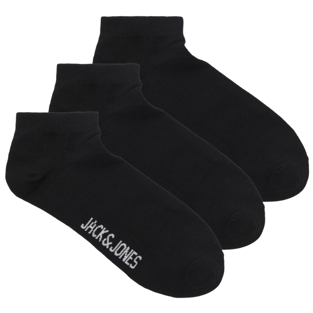 J&J Crne Muške Čarape JACLOUIS DONGO 3 PACK J&J Crne Muške Čarape JACLOUIS DONGO 3 PACK