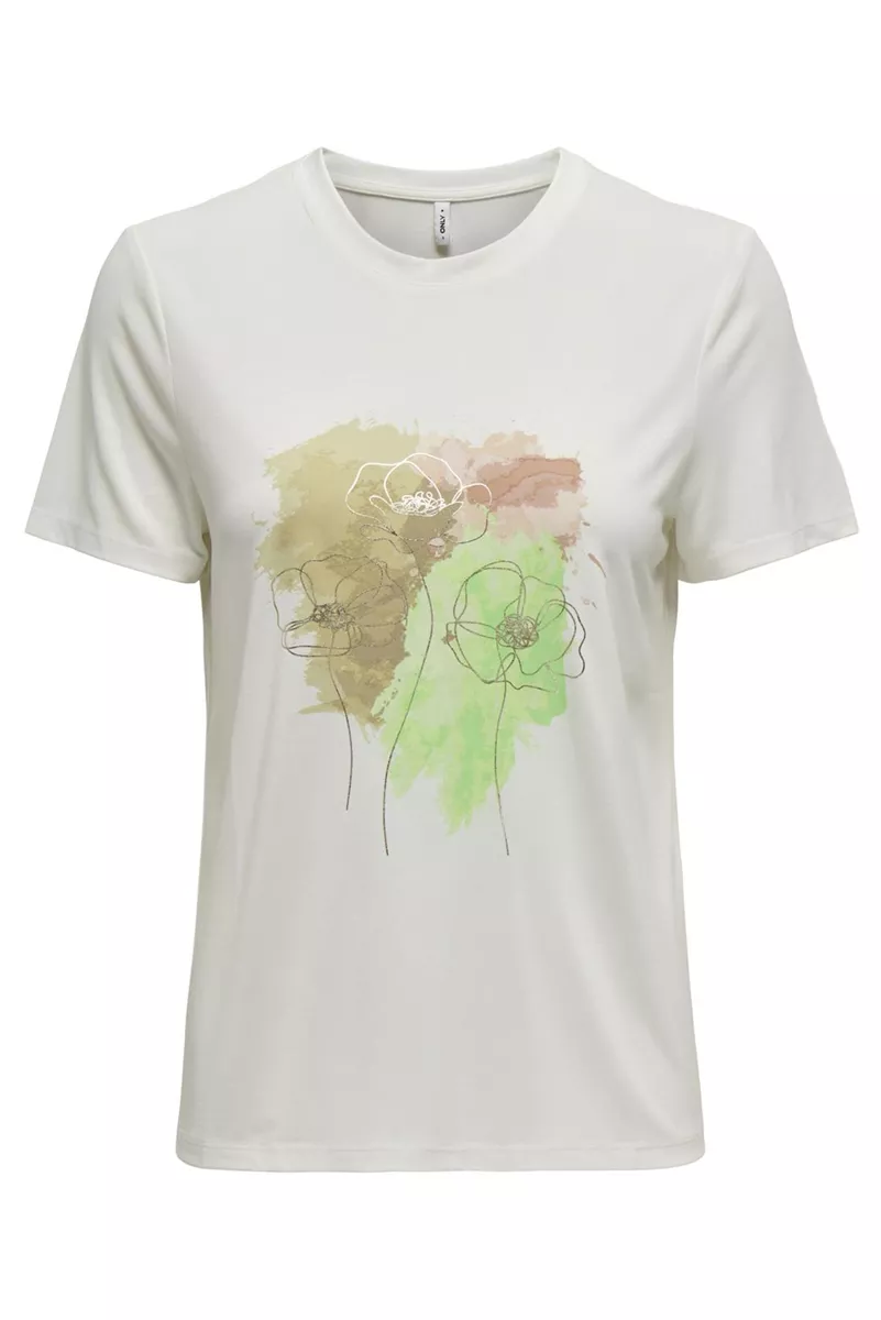 ONLFREE LIFE REG S/S LEAF TOP BOX JRS