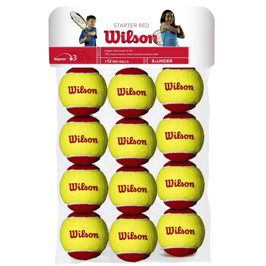WILSON Loptice za Tenis STARTER EASY RED - 12 Komada