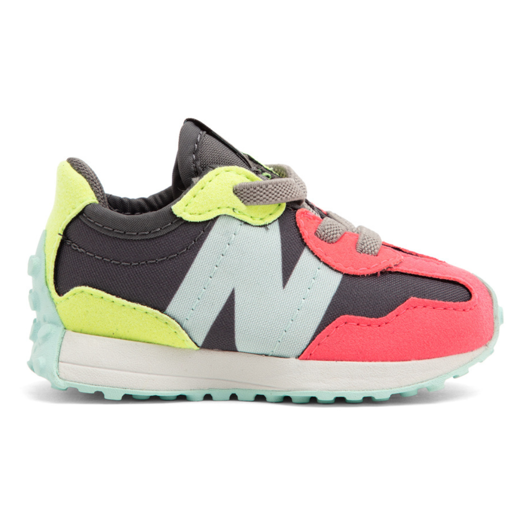NEW BALANCE Sive Dečije Patike 327 'Pink Grey Green'