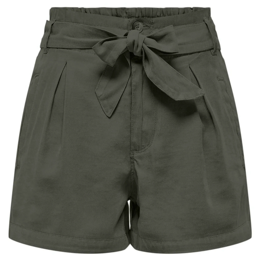 Only Sivi Ženski Šorts ONLARIS LIFE HW BELT Only Sivi Ženski Šorts ONLARIS LIFE HW BELT