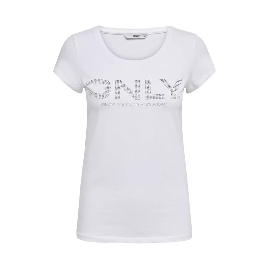 ONLHELENE S/S LOGO TOP JRS RP5