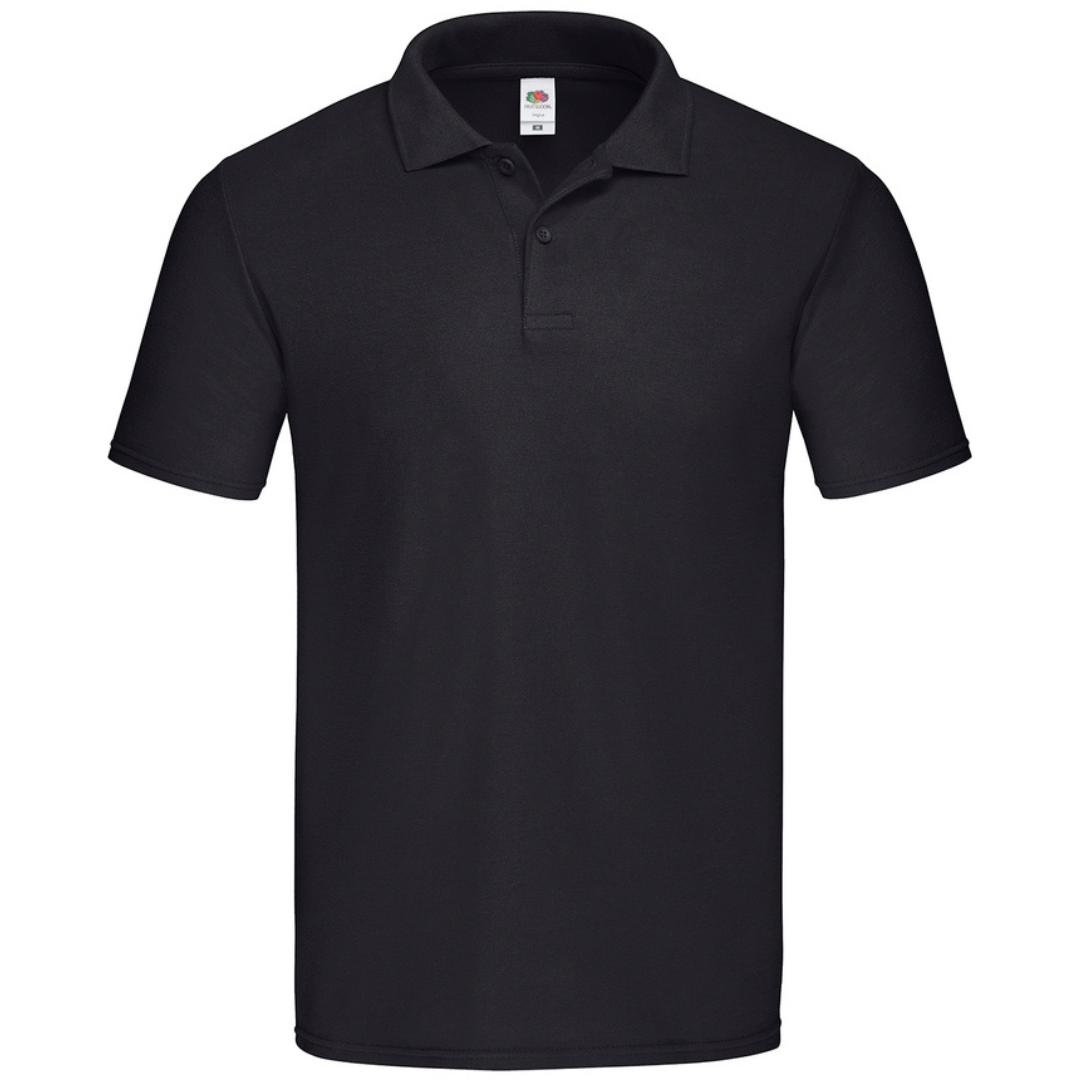 FRUIT OF THE LOOM Crna Muška Majica ORIGINAL POLO