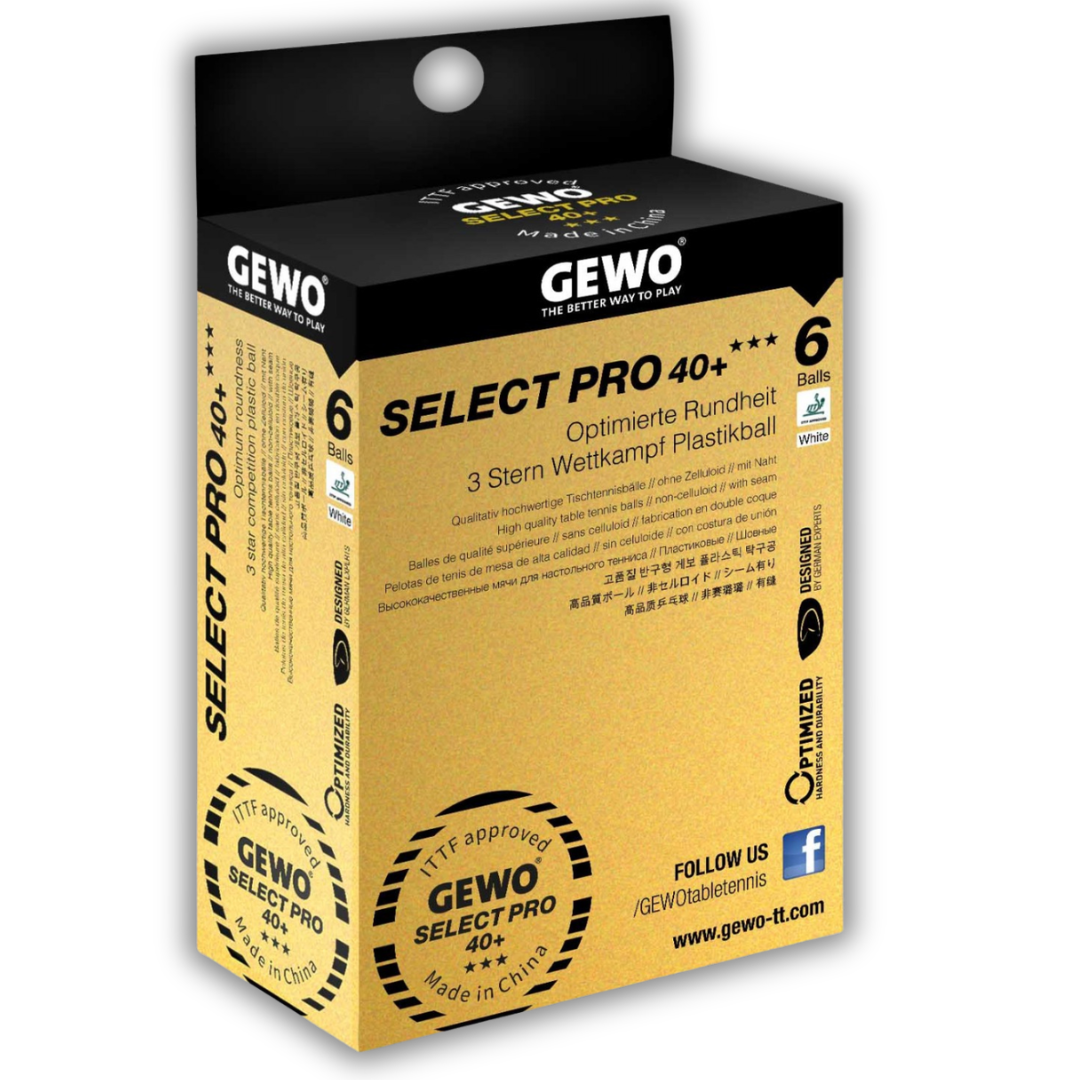 GEWO Kutija Takmičarskih Loptica SELECT PRO 40 - 6 Komada