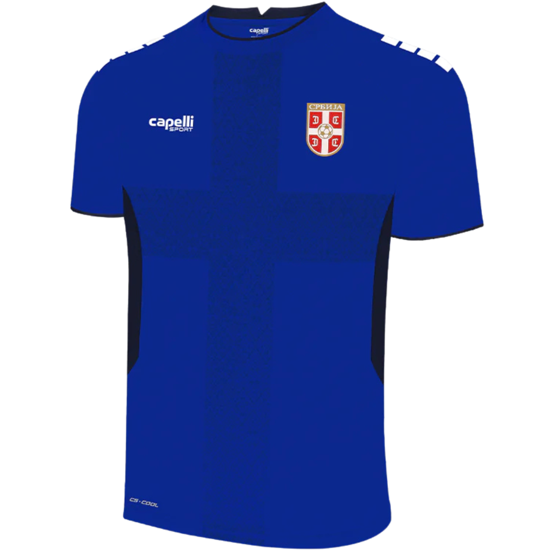 CAPELLI SPORT Plavi Muški Dres Fudbalske Reprezentacije Srbije Replika 2025/26